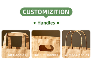 Sacs à lunch classiques en papier kraft brun en vrac pour promotion des petites entreprises, supermarchés, aliments, artisanat, impression numérique, recyclables, thermoscellables - Product Image 4