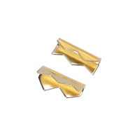 Boerda DJ451-2S Série Shark – Bornes de connexion à sertir en laiton verni brillant de haute qualité 0,5 mm, incluant les types à anneau et à fourche pour