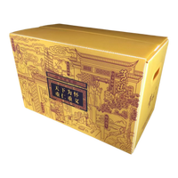 Meilleur prix d'usine Coroplast PP Poly carton boîte réutilisable en plastique ondulé chiffre d'affaires bacs d'expédition avec fermeture à bande magique