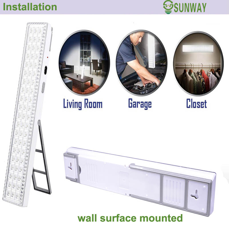 Hot Sale High Quality 30LED 60LED 80LED 90LED 3W 5W 8W 9W  Energy Saving LED Emergency Rechargeable Light Lamp