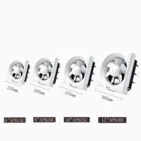 Ventilateur d'évacuation de salle de bain mural à persiennes, moteur électrique en cuivre de 8 à 10 pouces, OEM, robuste, à roulement à billes, pour fenêtre carrée