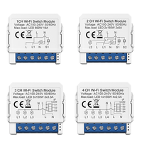 Pour Zigbee Compatible 1 canal AC 100-240V 10A courant Max 240V lumière intelligente Durable bricolage WiFi PC matériel relais Module de commutation