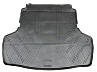 Tapis de coffre pour Kia K8 2021 + avec protection contre les intempéries Tapis de seau arrière