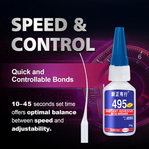 Thương Mại Toàn Cầu Keo 401/406/495 Trong Suốt Không Mùi Không Độc Hại Cho Thiết Bị Y Tế Điện Tử Lắp Ráp Siêu Keo - Product Image 6