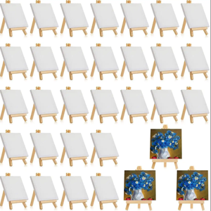 Enfants peinture <span class=keywords><strong>petit</strong></span> <span class=keywords><strong>chevalet</strong></span> en <span class=keywords><strong>bois</strong></span> 11*11CM Mini planche de toile tendue avec <span class=keywords><strong>chevalet</strong></span> de peinture en <span class=keywords><strong>bois</strong></span> 9*16CM - Product Image 6