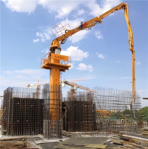 Bomba Distribuidora de Hormigón Hidráulica para Construcción de Alta Calidad Marca JIUHE, 28 Metros de Altura - Product Image 1