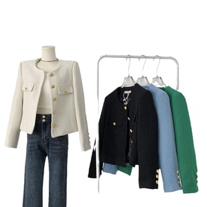 Veste Courte Haut de Gamme pour <span class=keywords><strong>Femme</strong></span>, Style Décontracté et Polyvalent, Idéale pour le Quotidien, Printemps-Automne - Product Image 5
