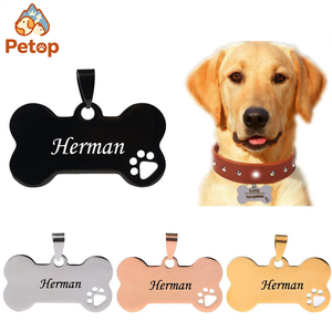<span class=keywords><strong>Plaque</strong></span> d'identification personnalisée en acier inoxydable <span class=keywords><strong>gravée</strong></span> <span class=keywords><strong>pour</strong></span> <span class=keywords><strong>chien</strong></span> et chat, accessoire anti-perte <span class=keywords><strong>pour</strong></span> <span class=keywords><strong>collier</strong></span>, personnalisable DIY - Product Image 1