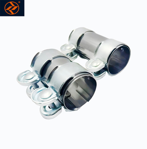 1.5-<span class=keywords><strong>6</strong></span> inch ô tô Ống xả & ống thổi kẹp 201 thép không gỉ đánh bóng bề mặt có thể điều chỉnh - Product Image 4