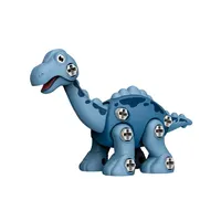 Yeni tasarım doğrudan komik sevimli plastik dinozor oyuncak monte vida DIY oyuncaklar