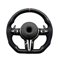 Volant en fibre de carbone de qualité supérieure compatible avec BMW F10 F20 X5 X6 X4 F30 F32 F33 F34 F35 X3 F25 F36 F80 F22 F23 E46 E90 E60