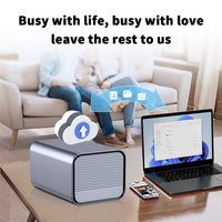 Caja de disco duro HDD NAS Gabinete RAID USB 3,0 Disco dual externo 3,5 "con adaptador de corriente 12V 4A, compatible con SATA 44TB