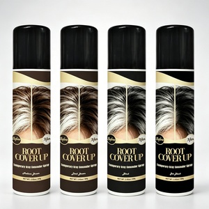 Spray Retouche Racines <span class=keywords><strong>Cheveux</strong></span> Gris Marque Privée – Couverture Temporaire des Racines – Correcteur de Couleur Capillaire - Product Image 1