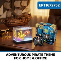 EPT 3-Kanal Ferngesteuertes Nano-Fisch-Spielzeug RC-Fisch-Schwimmset Mikro-Funkgesteuertes Unterwasser-Tierspielzeug-Set für Kinder