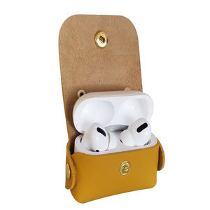 Funda de cuero con borlas a la moda para Apple <span class=keywords><strong>Air</strong></span> pods <span class=keywords><strong>3</strong></span>, funda de PU para auriculares - Product Image 1