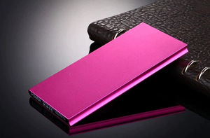 Banque d'alimentation portable en aluminium mince, chargeur personnalisé avec logo, capacité personnalisable, options multicolores - Product Image 5