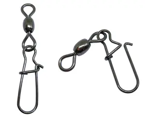 Fishing Swivels Snap Crane Swivel with Nice enhancements Snap Stainless Steel Fishing Connector Swivel Hook in stock