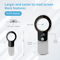 125 kHz 134,2 kHz Fdx-B Pet Animal Microchip Scanner Bluetooths RFID Handheld Glass Tag Ear Tag Reader para ganado ovino