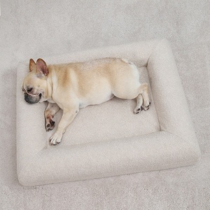 Cama Ortopédica <span class=keywords><strong>para</strong></span> <span class=keywords><strong>Perros</strong></span> con Funda Extraíble y Lavable, Cama <span class=keywords><strong>para</strong></span> <span class=keywords><strong>Perros</strong></span> de Tela Bouclé con Cojín Antideslizante - Product Image 1