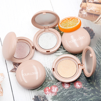 Bedak Highlighter Tahan Air Pengontrol Minyak Label Pribadi Grosir Vegan Anti Luntur Bedak Highlighter Tubuh