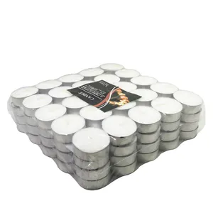 Mini nhỏ không mùi trắng paraffin sáp tealight nến/candels nhà trang trí trà ánh sáng 100pcs