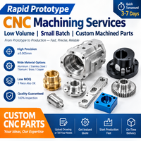 Services de prototypage rapide par usinage CNC, usinage de petites séries à faible volume, devis pour pièces usinées sur mesure