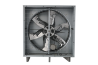 Ventilateur d'évacuation conique à entraînement direct axial silencieux avec ailette papillon renforcée pour les élevages de volailles
