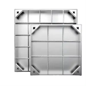 Produttore professionale all'ingrosso acciaio inox zincato quadrato tombino in acciaio per sideway