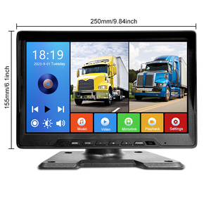 ฟังก์ชั่นเชื่อมต่อกระจกมองหลัง Reverse Aid Mirror Link เครื่องเล่นมัลติมีเดียขนาด 10.1 นิ้ว พร้อมจอบันทึกภาพ 4CH กล้อง AHD 1080P 4 ตัว รุ่น YB-MP5-S08-1 - Product Image 6