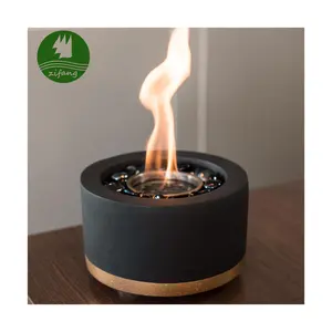 Décoration <span class=keywords><strong>de</strong></span> <span class=keywords><strong>table</strong></span> Bol à feu rond en béton <span class=keywords><strong>portable</strong></span> <span class=keywords><strong>Table</strong></span> Bio Ethanol <span class=keywords><strong>Cheminée</strong></span> <span class=keywords><strong>de</strong></span> bureau <span class=keywords><strong>portable</strong></span> - Product Image 1