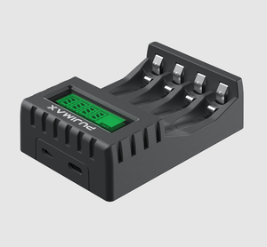 PUJIMAX 1.2v 충전식 aaa 배터리 충전기 4 슬롯 스마트 LCD aa 배터리 충전기 nimh nicd 도구 배터리 충전기 1.2v 2a 3a - Product Image 4