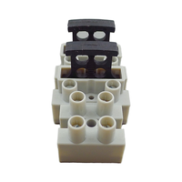 BELEKS 450V Bloque de Terminales de Fusibles de Empalme Fijo 5x20mm, Portafusibles con Carcasa PA66 (V2) y Contacto de Cobre, con Protector de Cable