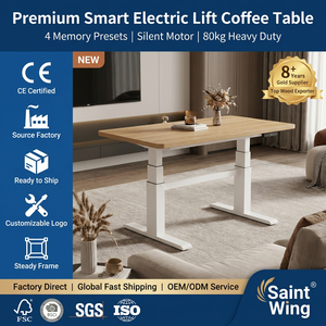 Mesa Auxiliar Motorizada Profesional para Sofá, Altura Ajustable, <span class=keywords><strong>Escritorio</strong></span> para Portátil para Sala de Estar - Estación de Trabajo Ergonómica Inteligente - Product Image 6