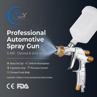 Pistolet de pulvérisation HVLP professionnel DJY 1,2 mm à buse croisée, poignée confortable, capacité de la gobelet de 600 ml, construction en aluminium, utilisation automobile 1