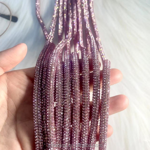 Venta directa de fábrica 8 filas 6mm de diámetro cuerda de cristal <span class=keywords><strong>Strass</strong></span> cordón suelto diamante Rhinestone cadena para sudaderas con capucha - Product Image 3
