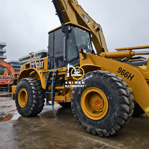 รถตักล้อยางมือสอง CAT 966H ยี่ห้อญี่ปุ่น ขนาด 24 ตัน เครื่องจักรขนาดใหญ่ กำลัง 195 กิโลวัตต์ สำหรับงานก่อสร้าง CAT950F CAT966H มาตรฐาน CE EPA - Product Image 5