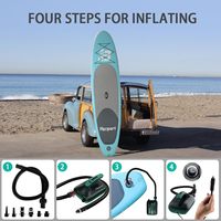 Pompe électrique pour planche à pagaie 12V DC, gonfleur/dégonfleur portable alimenté par voiture, pompe à air rapide pour planche à pagaie, kayak, bateau et matelas pneumatique