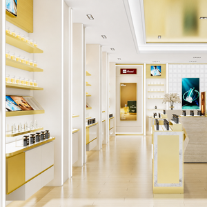 บริการออกแบบร้านน้ำหอม LUX แบบครบวงจร บริการออกแบบตกแต่งภายในและจัดแสดงสินค้าบูติกน้ำหอมครบชุด - Product Image 1