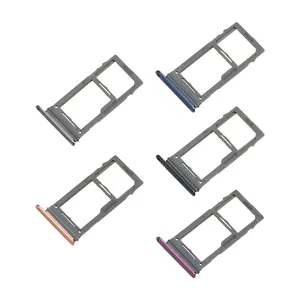 Single Dual Sim Kaart Tray Slot Frame Houder Vervanging Voor Samsung Galaxy S9 S9 Plus S 9 P Snelle Verzending Groothandel