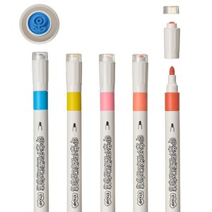 Marcadores de Arte Zhongchang, 12/24 Colores, Resistentes al Agua, Opacos, Punta Suave, para Estudiantes, Dibujo, Manualidades - Product Image 5