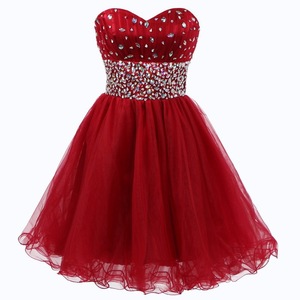 short prom dresses red and black A-line Off-the-shoulder Black Homecoming Dress Charming Short Prom Dre –  SELINADRESS main image 0