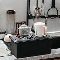 Fabrieks prijs hoge druk glazenreiniger voor gootsteen bekerwasser met afvoerstandaard flesreiniger voor barista groothandel OEM