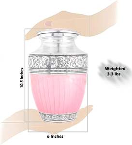 Long-Lasting Metal Urn <b>for</b> <b>Ashes</b> Cremation Container with Elegant Look <b>for</b> Memorial Ceremonies Home Decor or Keepsake Use - Product Image 3