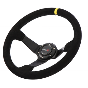 Japon, États-Unis, Australie Offre Spéciale volant personnalisé, autocollants de corne à motif de broderie personnalisables 330/350mm volant - Product Image 5