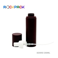 Bouteilles à pompe moussante en plastique PETG de 200 ml pour savon liquide pétillant