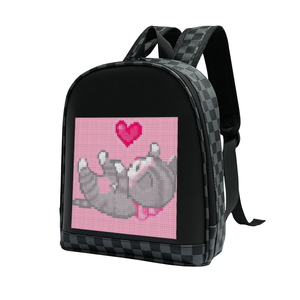 Mochila digital RGB con iluminación completa, mini mochila ligera inteligente con LED, regalo promocional, mochila LED con aplicación para teléfono, mochila personalizada. - Product Image 3