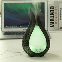 Nouveau mini humidificateur ultrasonique créatif à motif craquelé, diffuseur d'aromathérapie ajouré pour bureau et maison