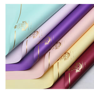 Papier d'emballage Yaleen avec <span class=keywords><strong>fil</strong></span> doré, cadre imperméable, bouquet floral coréen, fournisseur d'accessoires pour fleuristes, emballages - Product Image 1