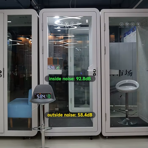 Moderna cabina ufficio insonorizzata messa <span class=keywords><strong>a</strong></span> fuoco da lavoro Pod per rispondere alle chiamate mobili casa prefabbricata - Product Image 4