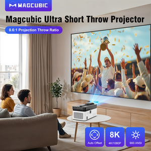 Proyector LCD Magcubic HY450, 900 ANSI Lúmenes, Alto Brillo, Tiro Corto, Corrección Trapezoidal Automática, WiFi6, BT5.4, <span class=keywords><strong>para</strong></span> Cine en Casa y Oficina - Product Image 2